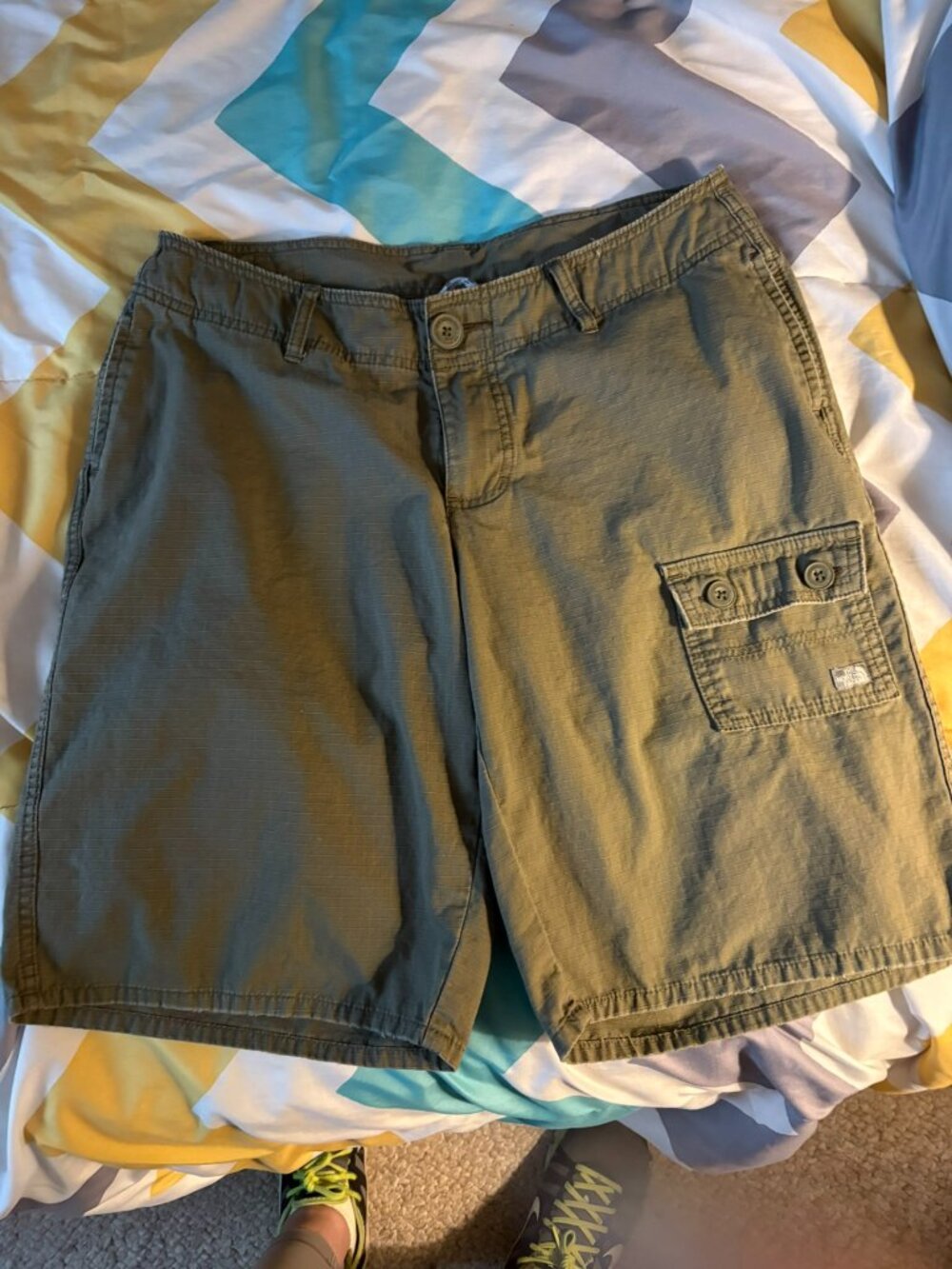 North Face Khaki Shorts Size 12 Long